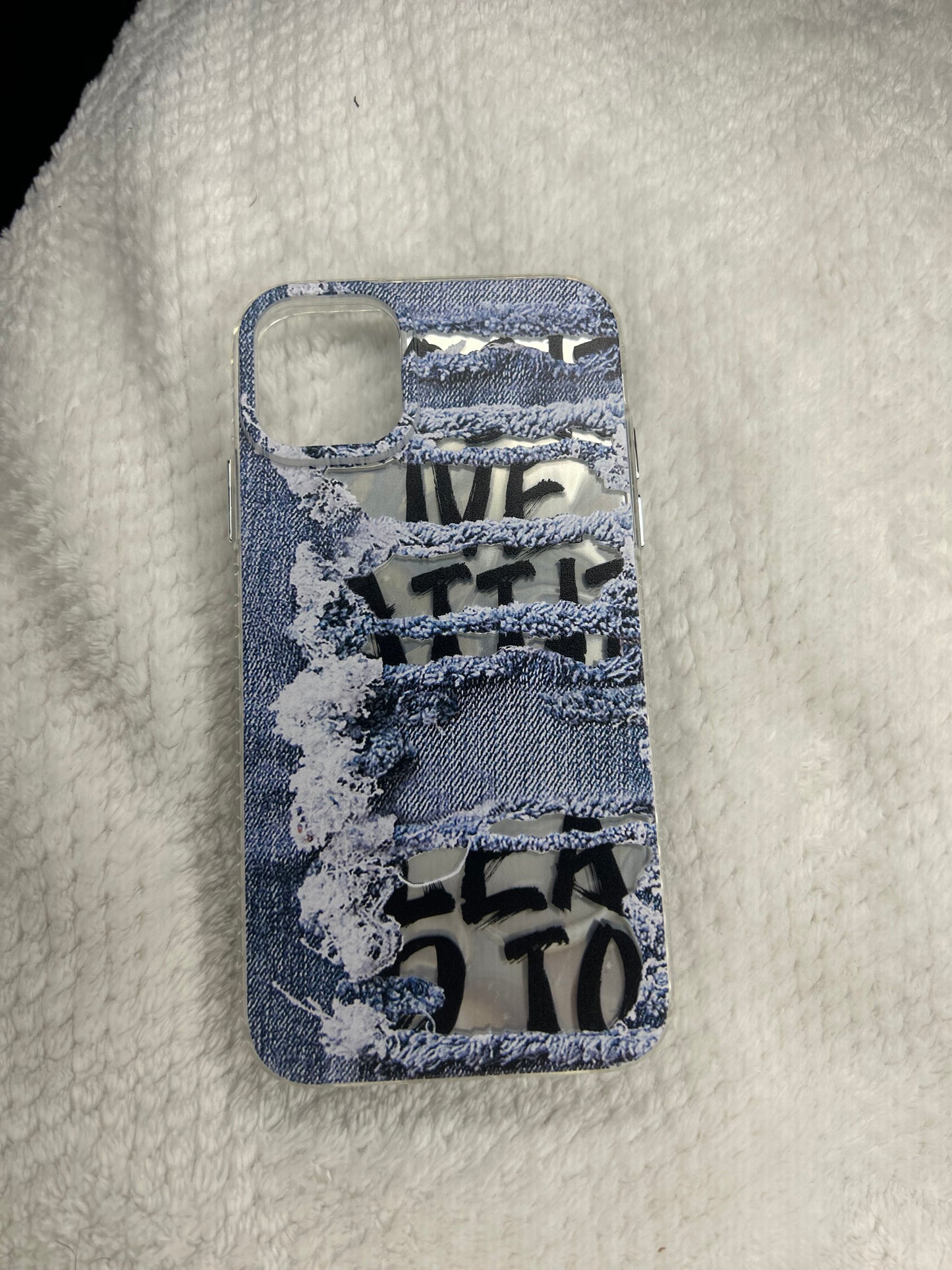 Ripped jean IPhone 11 &XR case